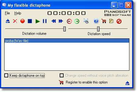 My Flexible Dictaphone Screenshot